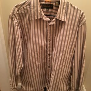 Men’s Timberlands long sleeve striped shirt